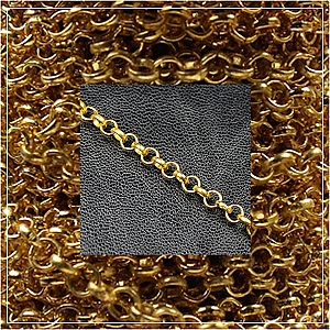 Chain-Gold plated -14 (1 metre)